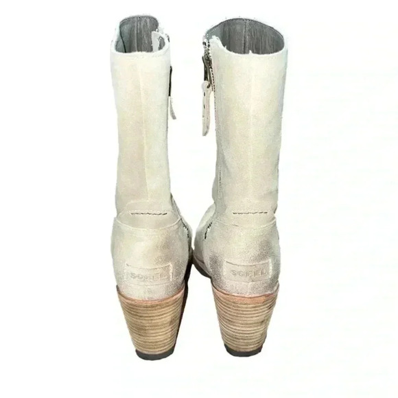 Sorel Women's Light Tan Wedge Boots - Picture 8 of 11